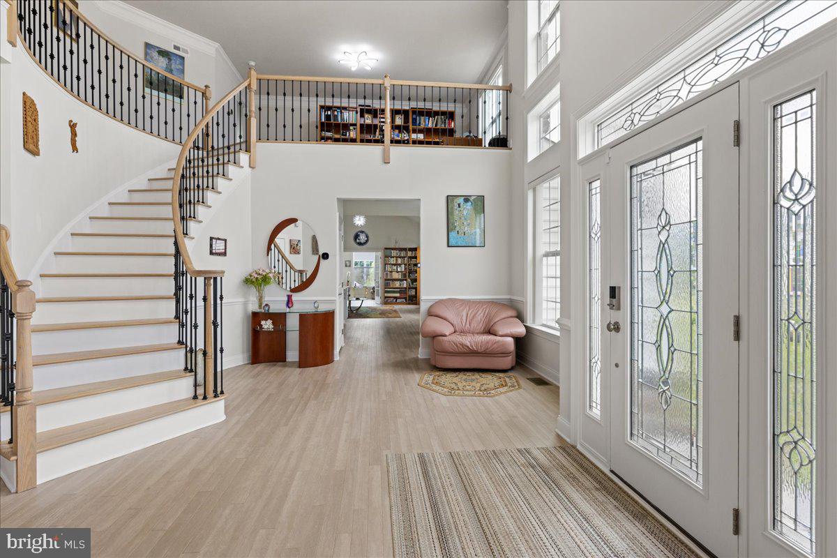 93 Lavender Drive Yardley, PA 19067 - Photo 4 of 47 Sweeping Stair Case and Open Loft