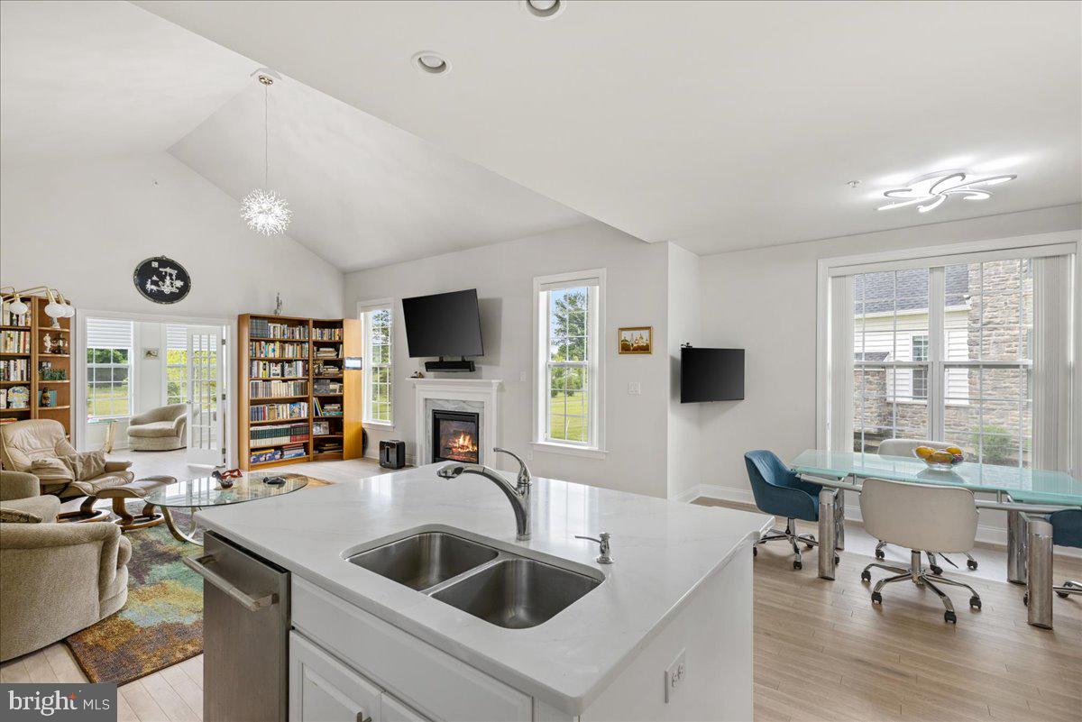 93 Lavender Drive Yardley, PA 19067 - Photo 10 of 47 Center island opens to Great Room & Breakfast Room