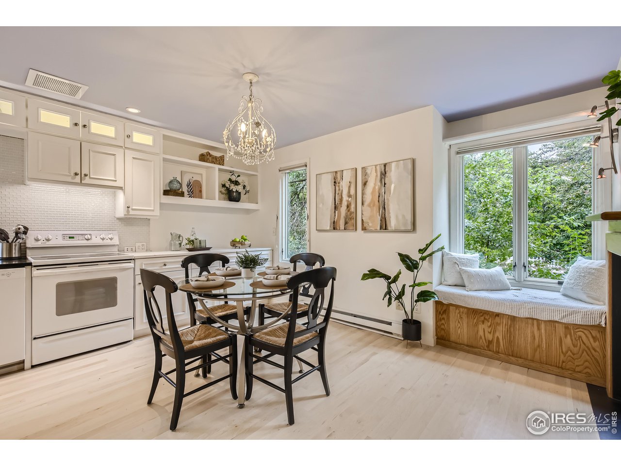 815 Alpine Avenue, Unit 4 Boulder, CO 80304 - Photo 10 of 27 a view of a dining room with furniture window and outside view