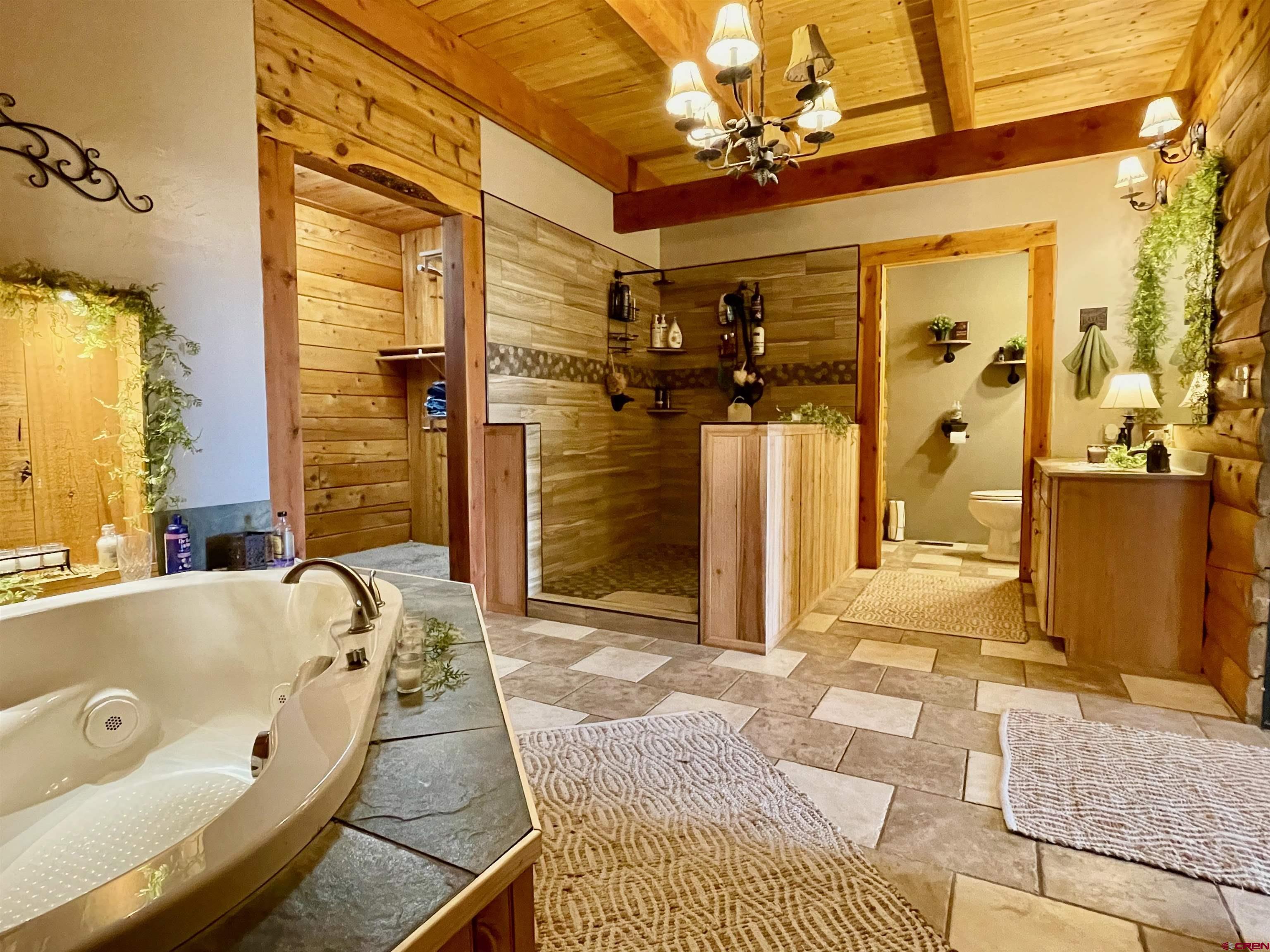 10427 2150th Road Austin, CO 81410 - Photo 22 of 35 a spacious bathroom with a tub a mirror and shower