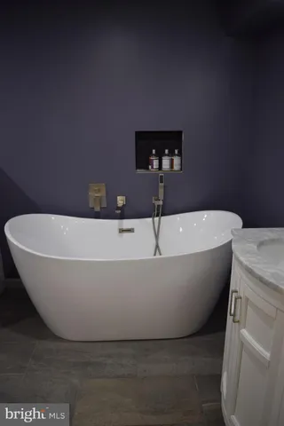 a view of a room that has a window in it