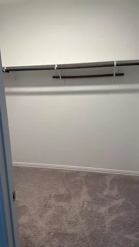 a bathroom with a shower and a mirror