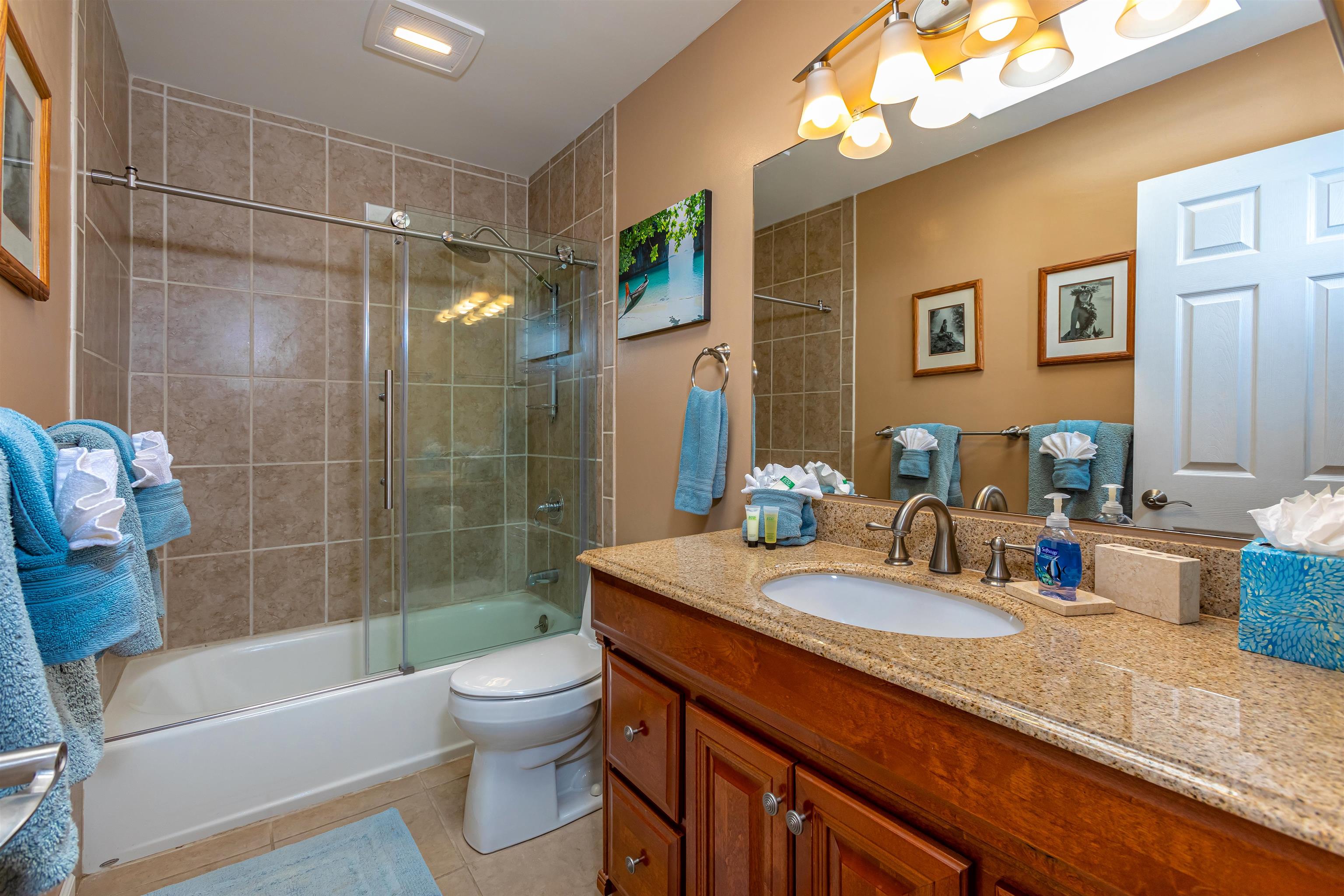 2381 South Kihei Road, Unit C109 Kihei, HI 96753 - Photo 17 of 25 a bathroom with a sink a toilet and shower
