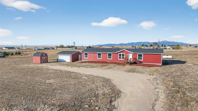 an aerial view of a beach