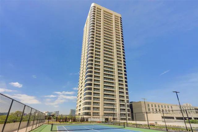 a front view of a building