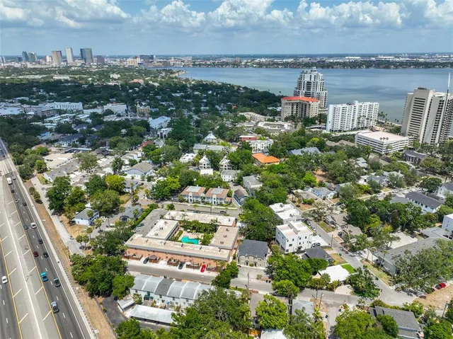 a house view with a backyard space