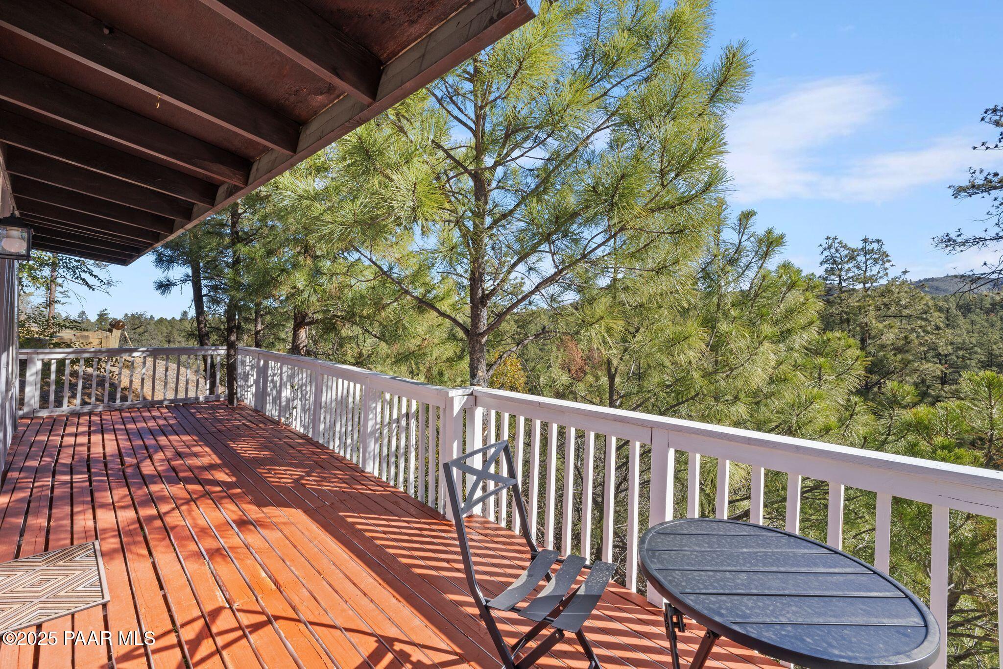 1420 White Spar Road Prescott, AZ 86303 - Photo 19 of 24 a view of a wooden deck