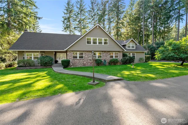 a house with garden in front of it