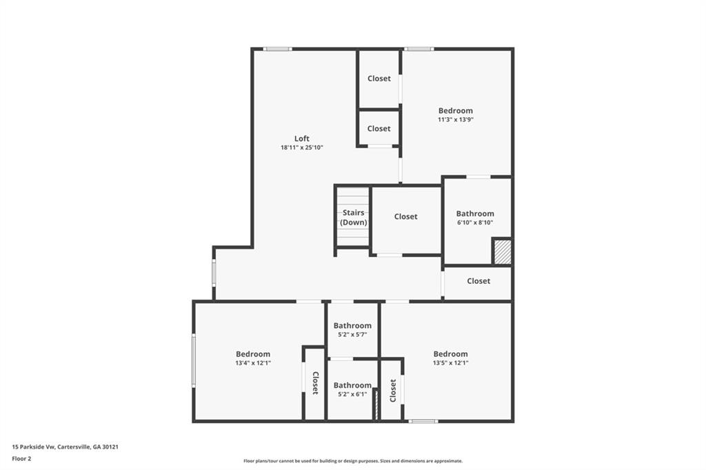 15 Parkside View Cartersville, GA 30121 - Photo 39 of 49 a picture of a floor plan