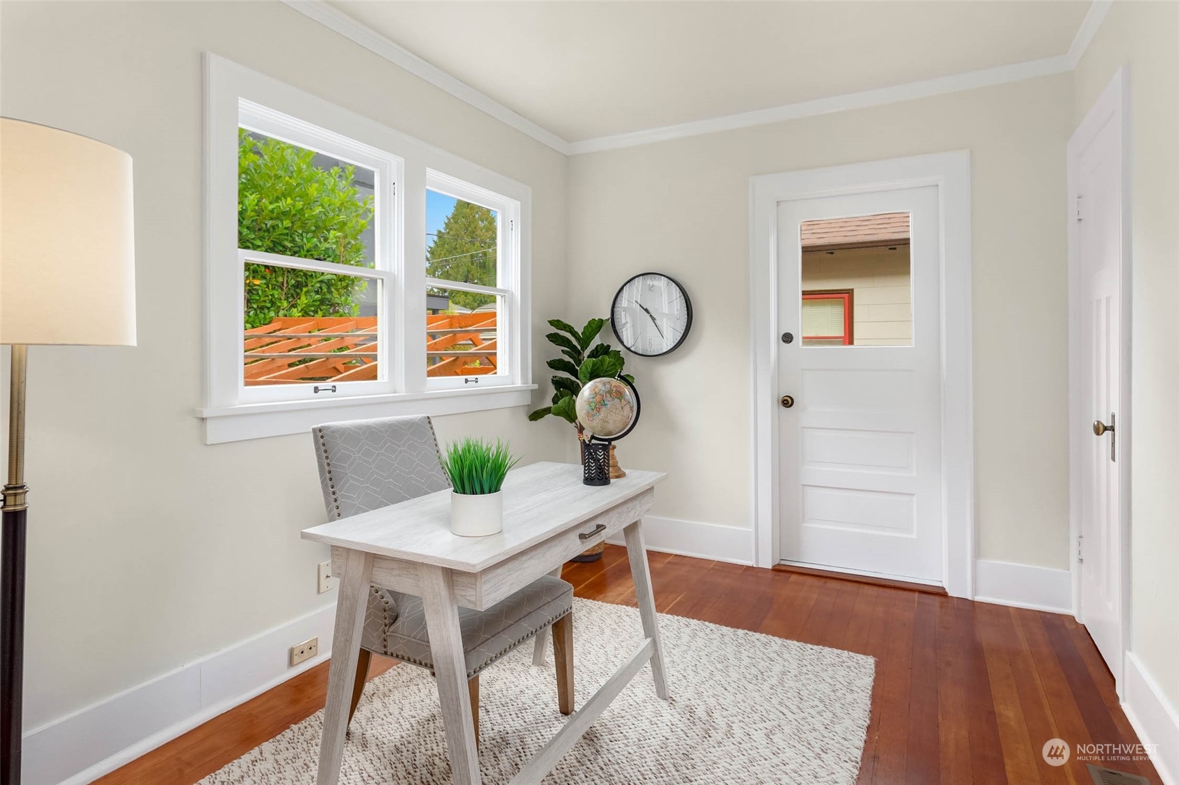 2368 North 52nd Street Seattle, WA 98103 - Photo 18 of 32 a living room with a bed furniture and a window