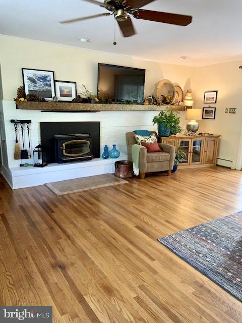 57 Burrs Mill Road Southampton, NJ 08088 - Photo 22 of 30 Wood Burning in Living Room