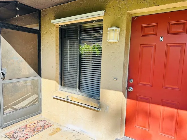 a view of front door