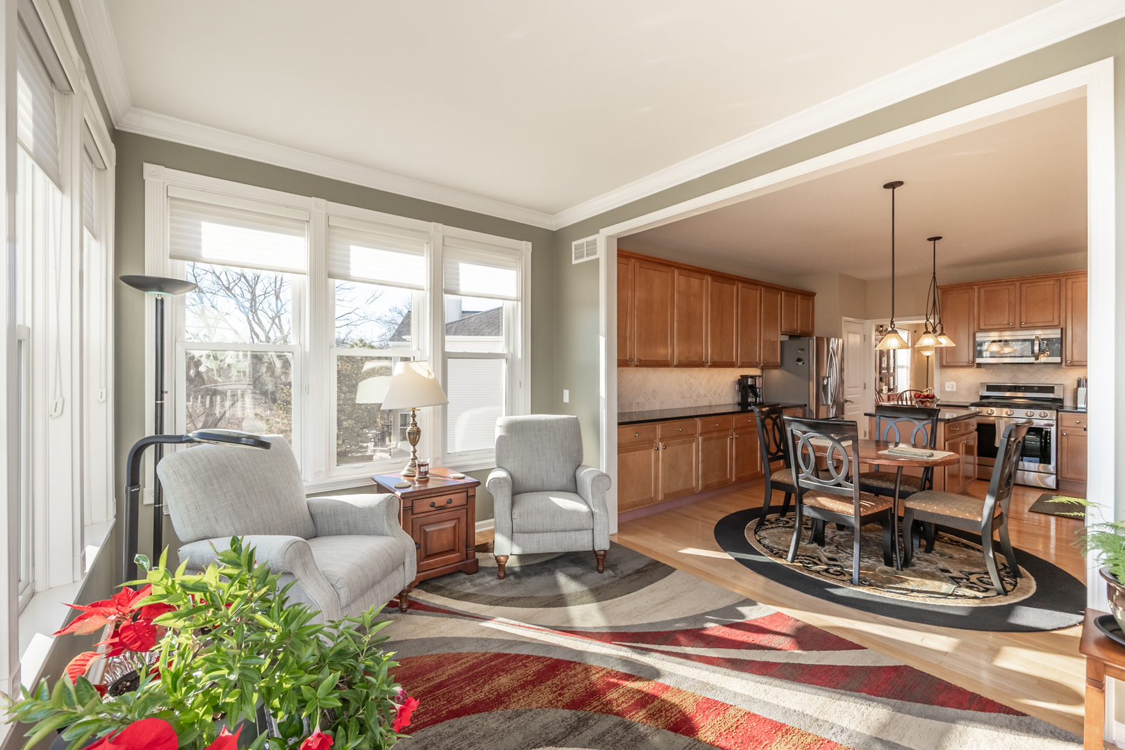 2737 Winton Court West Dundee, IL 60118 - Photo 16 of 52 a living room with furniture and a large window