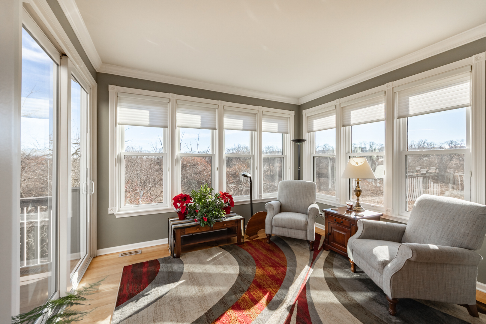 2737 Winton Court West Dundee, IL 60118 - Photo 17 of 52 a living room with furniture and a floor to ceiling window