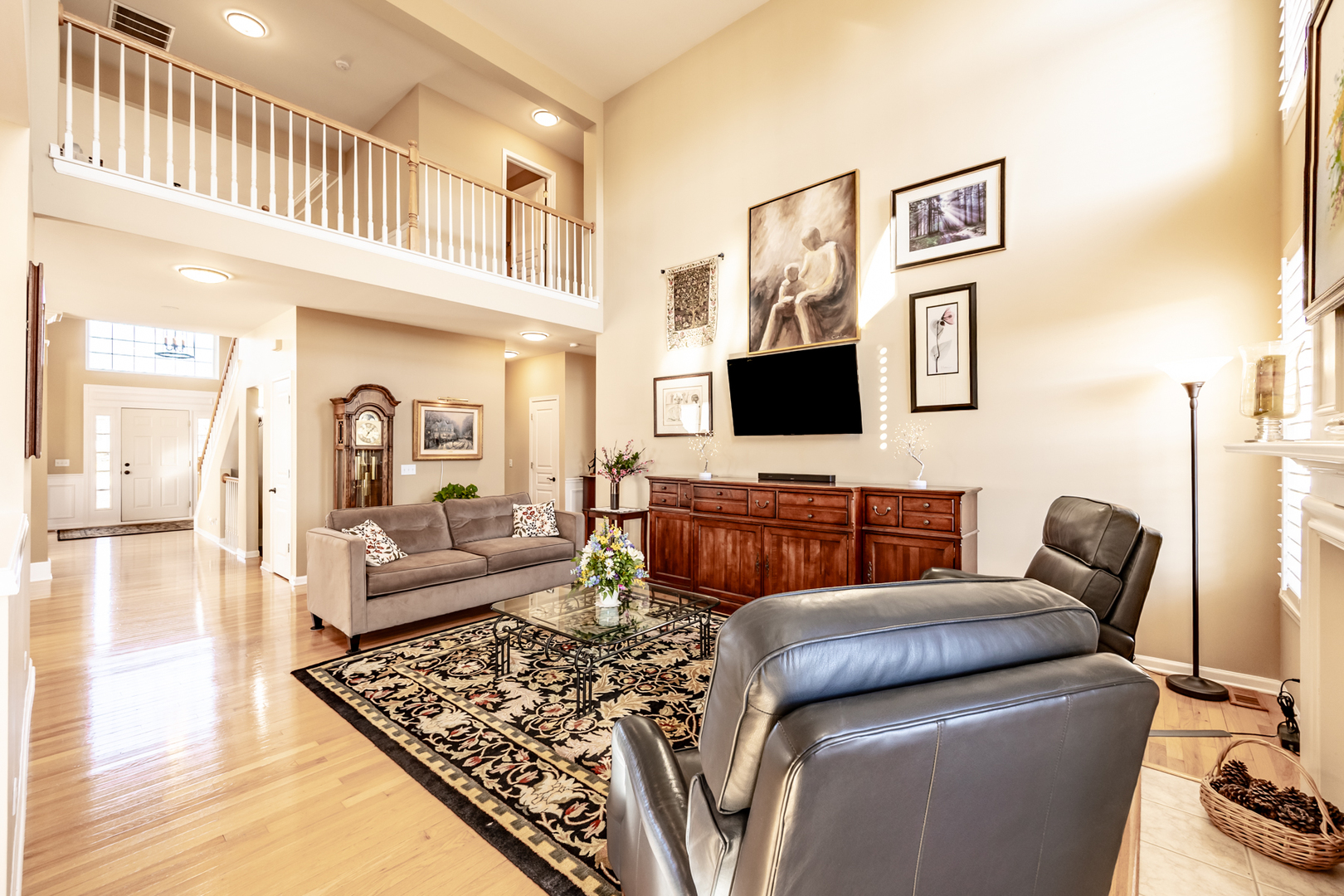 2737 Winton Court West Dundee, IL 60118 - Photo 18 of 52 a living room with furniture and a flat screen tv