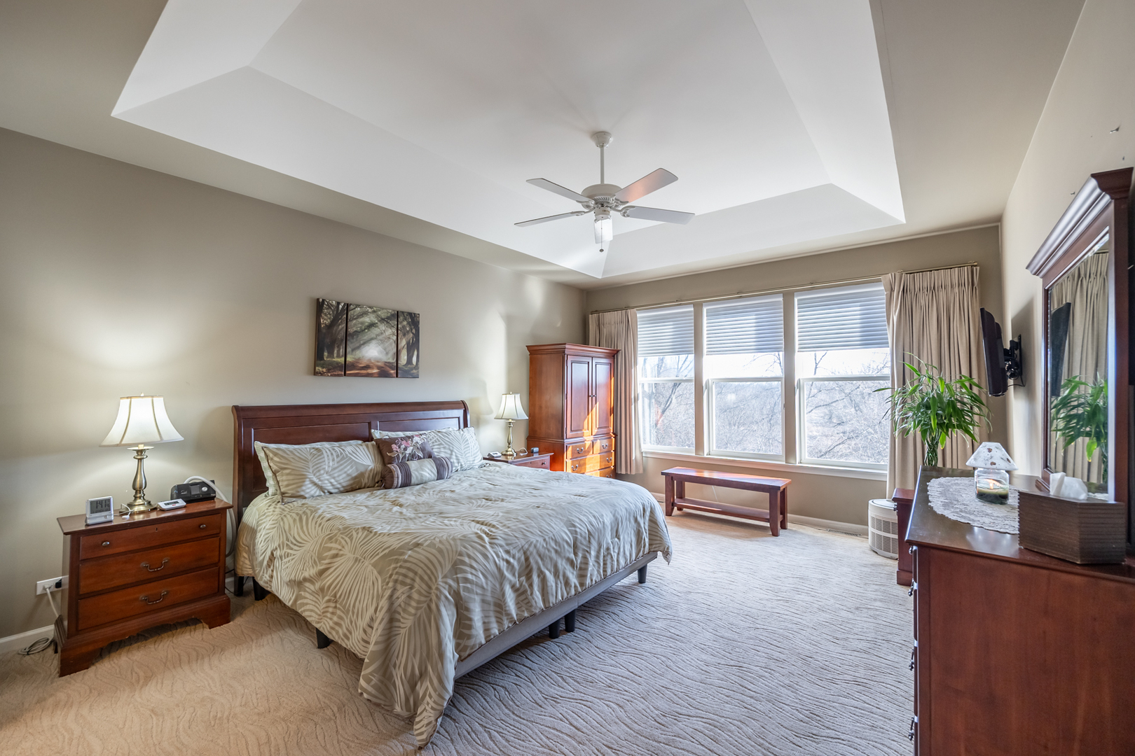 2737 Winton Court West Dundee, IL 60118 - Photo 25 of 52 a spacious bedroom with a large bed and a large window