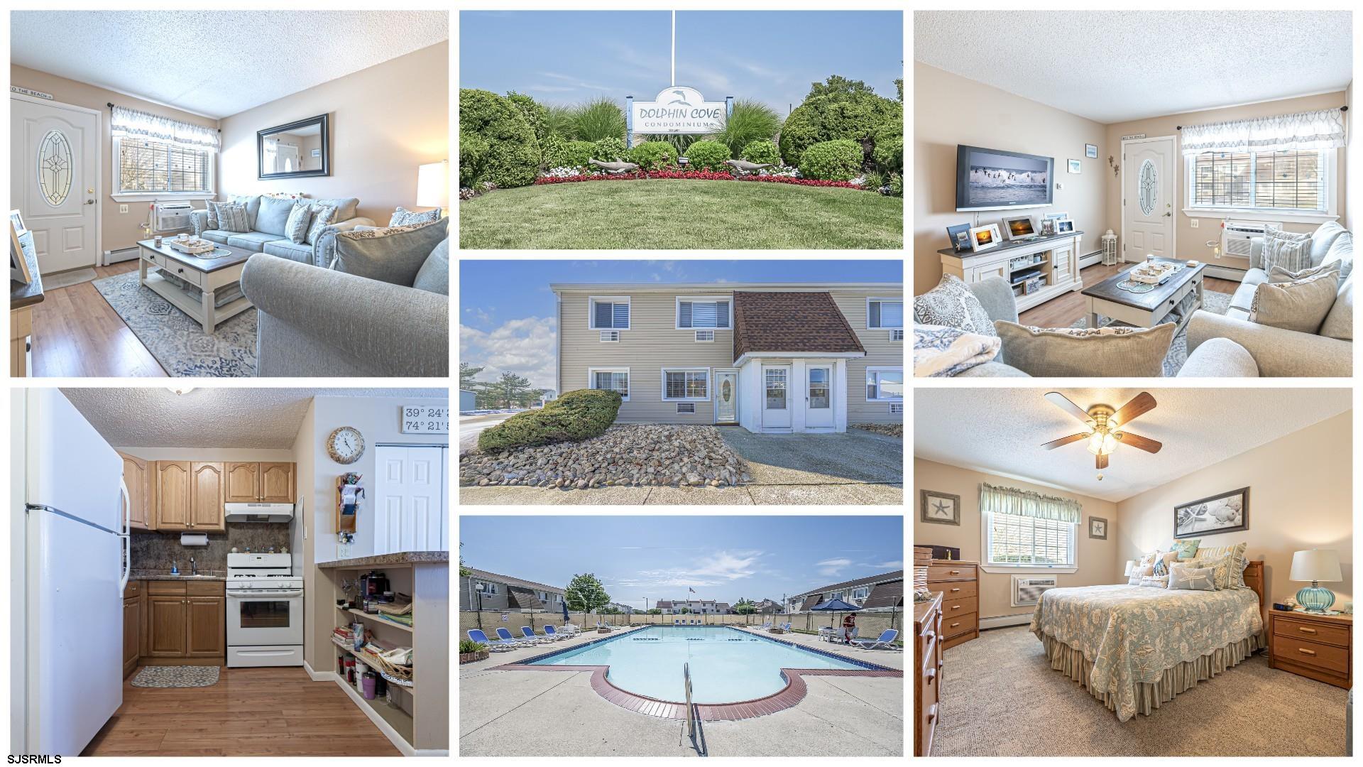 4901 Harbor Beach Boulevard, Unit Q3 Brigantine, NJ 08203 - Photo 2 of 19 a living room with furniture and a floor to ceiling window
