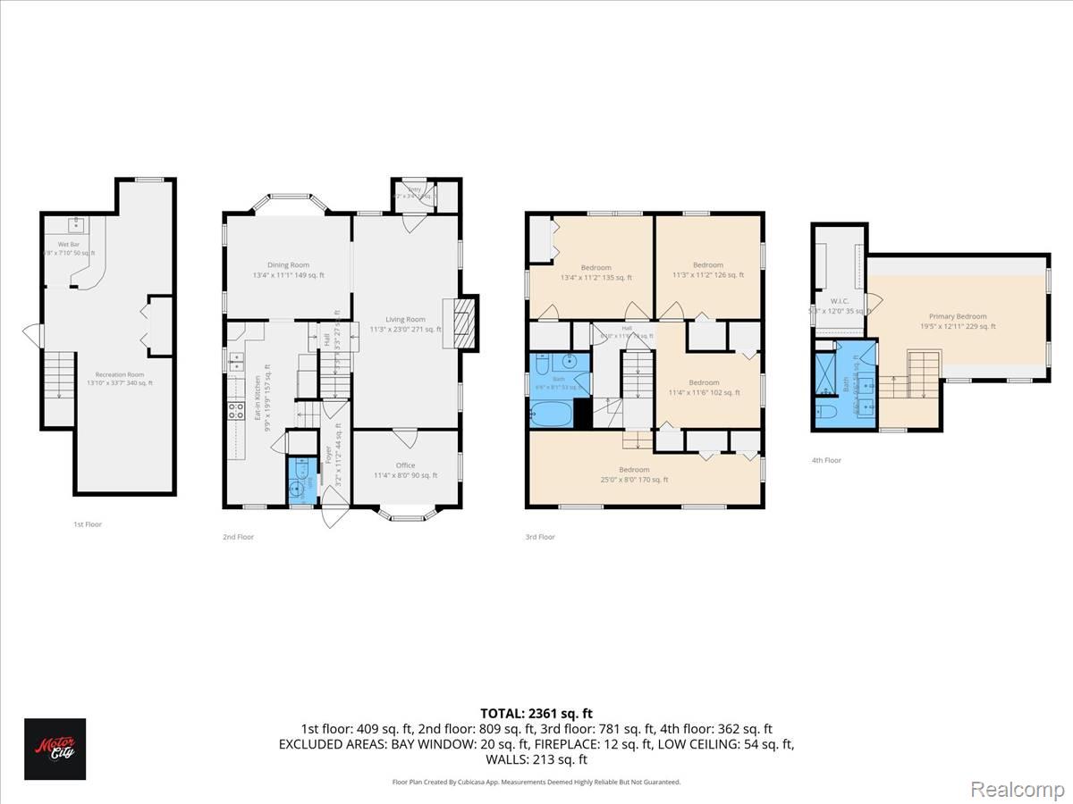 43 Wellesley Drive Pleasant Ridge, MI 48069 - Photo 49 of 52 Floor plan