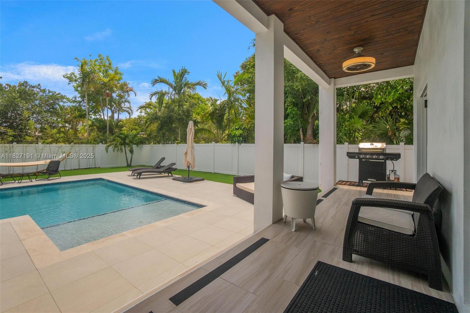 Biscayne Park Biscayne Park, FL 33161 - Photo 37 of 45 a view of a patio with swimming pool