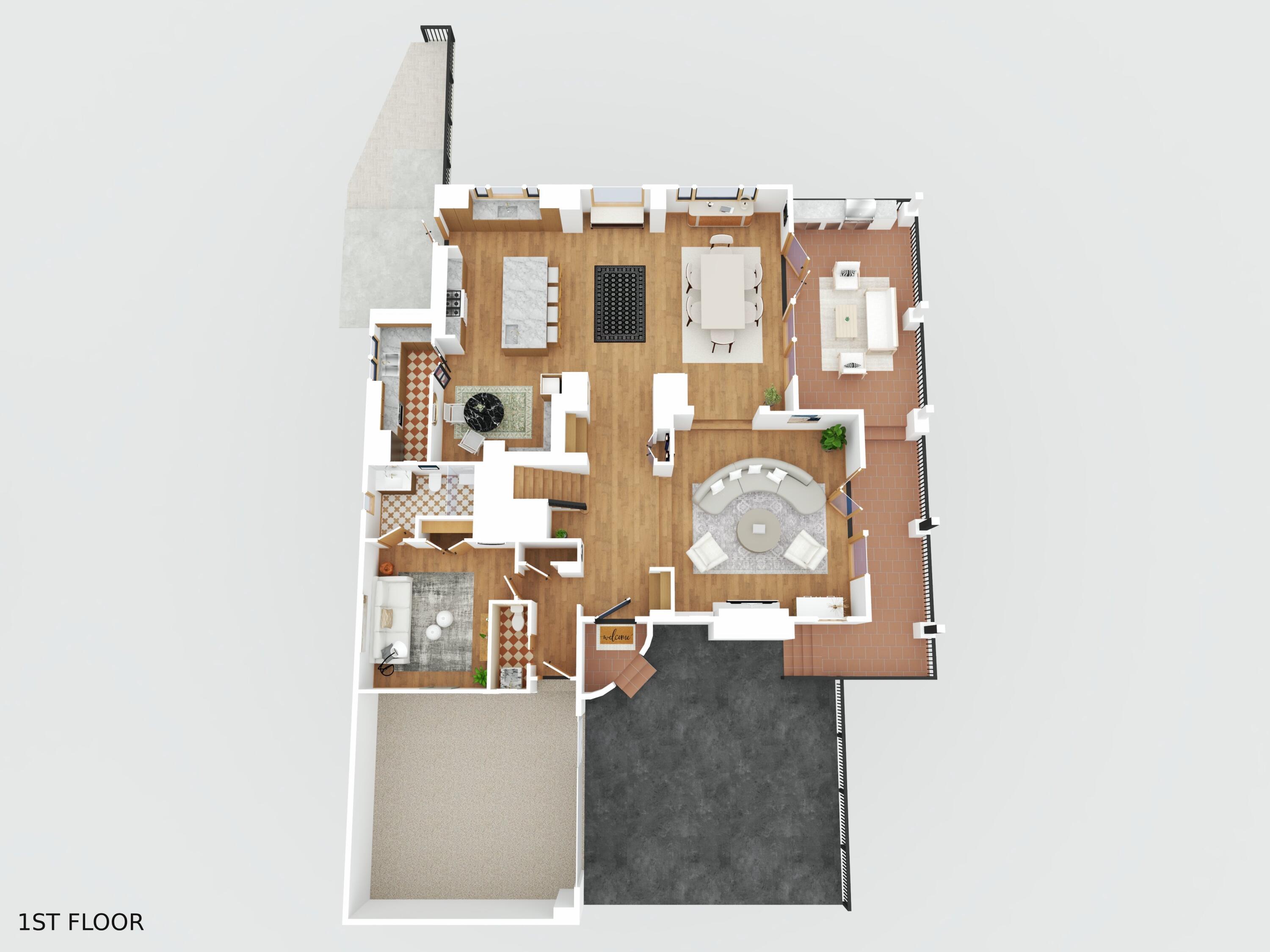 210 Las Alturas Road Santa Barbara, CA 93103 - Photo 55 of 61 3D Floor Plan for 210 Las Alturas Road_1