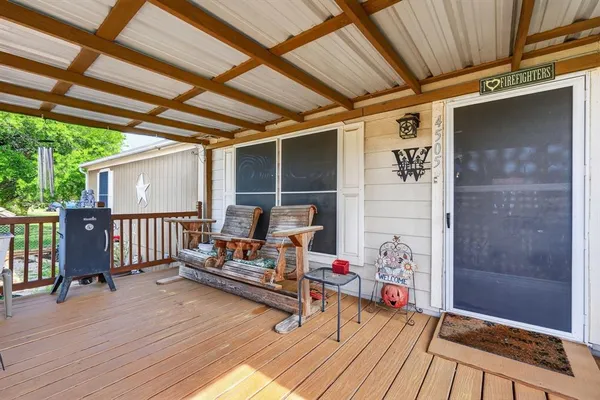 a outdoor space with lots of furniture