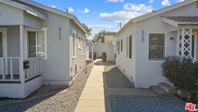 a view of a house with a hallway