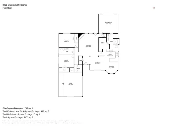 $2,300 | 3206 Creekside Drive, Sachse, TX 75048