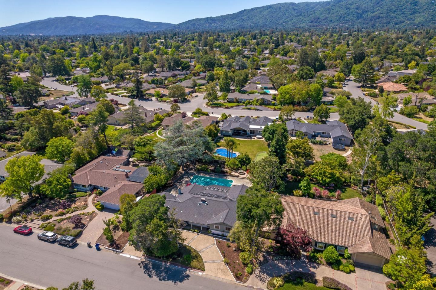 20184 Pierce Road Saratoga, CA 95070 - Photo 29 of 30 an aerial view of multiple house