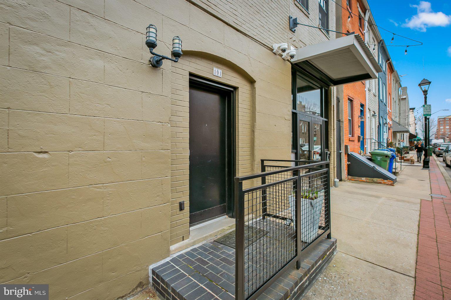 1220 Bank Street, Unit 101 Baltimore, MD 21202 - Photo 60 of 62 Private entrance from Fawn St