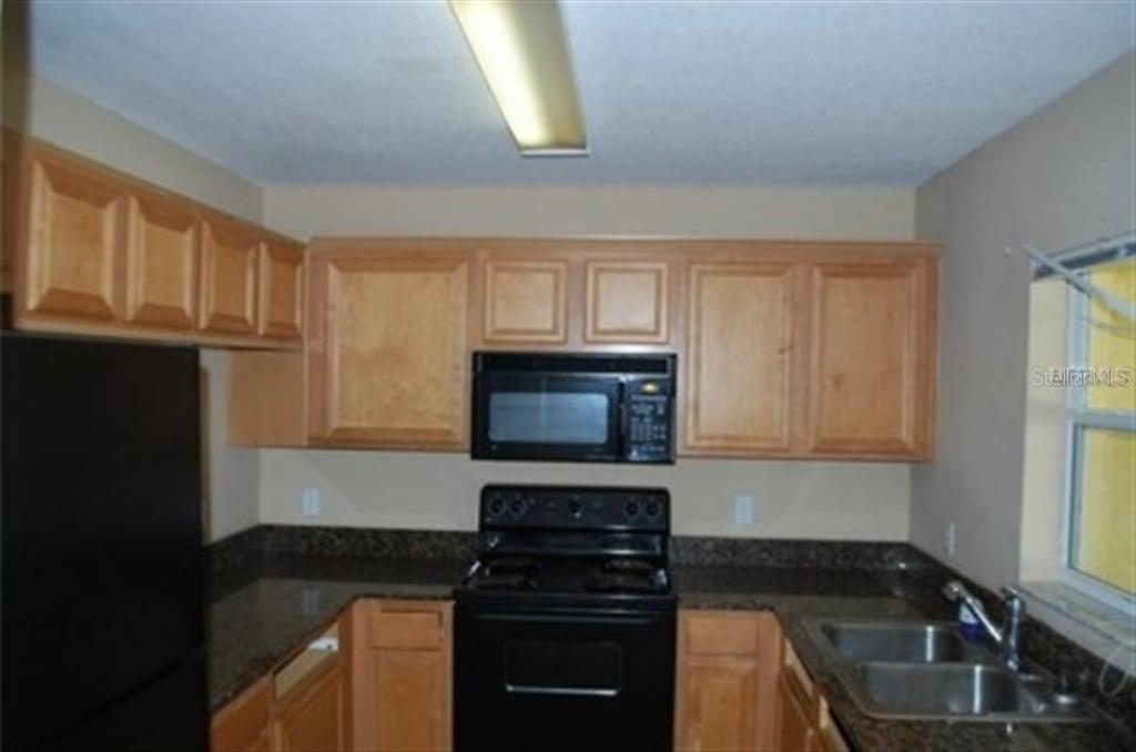 3419 Dragon View Court Valrico, FL 33594 - Photo 13 of 17 a kitchen with granite countertop a stove sink and cabinets