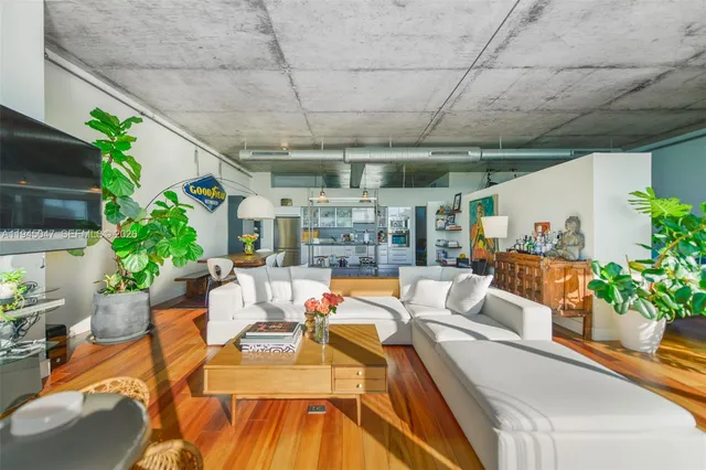 a outdoor space with furniture