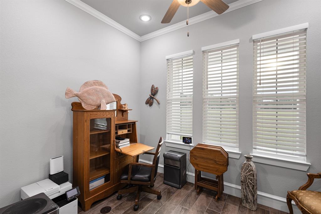 2972 North Trinity Street Decatur, TX 76234 - Photo 24 of 36 Office is off the main living area with sliding barn door.