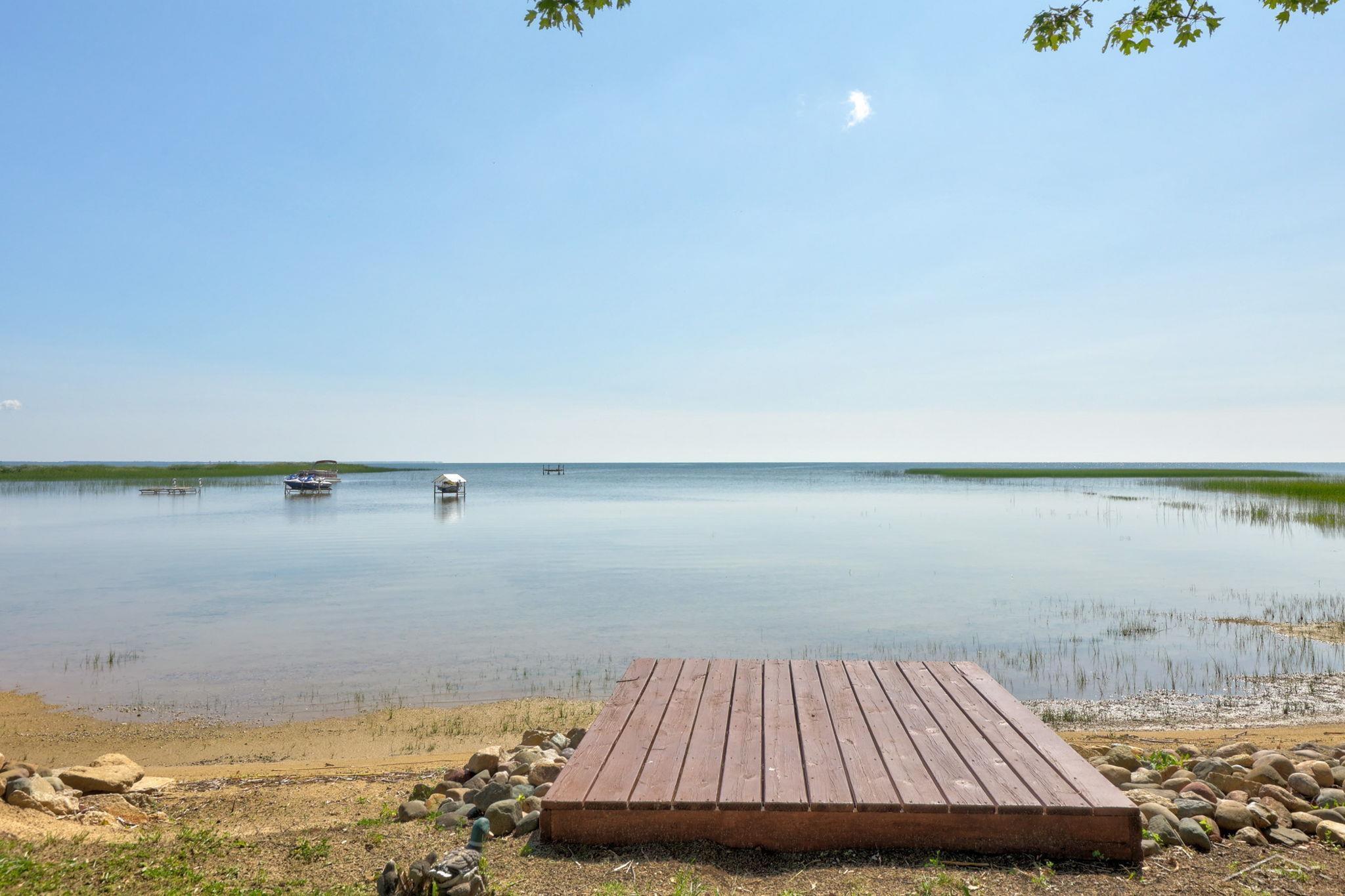 5237 Beachwood Road Standish, MI 48658 - Photo 6 of 68 Deck on Waterfront Sandy