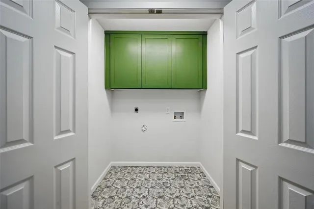 a bathroom with a mirror