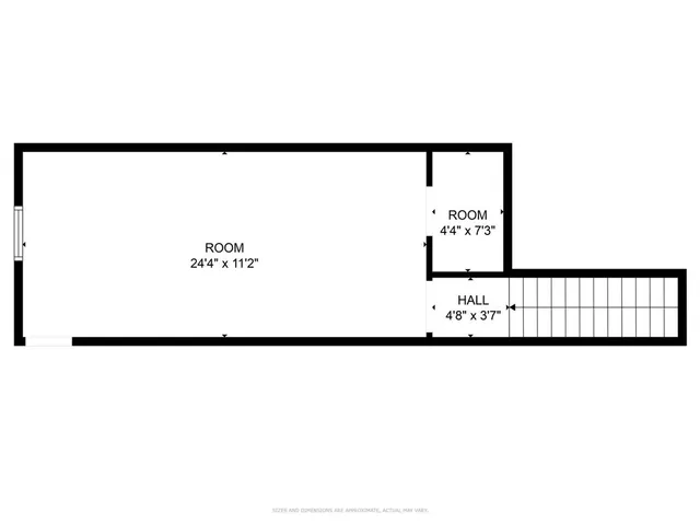 a picture of a person on a wall