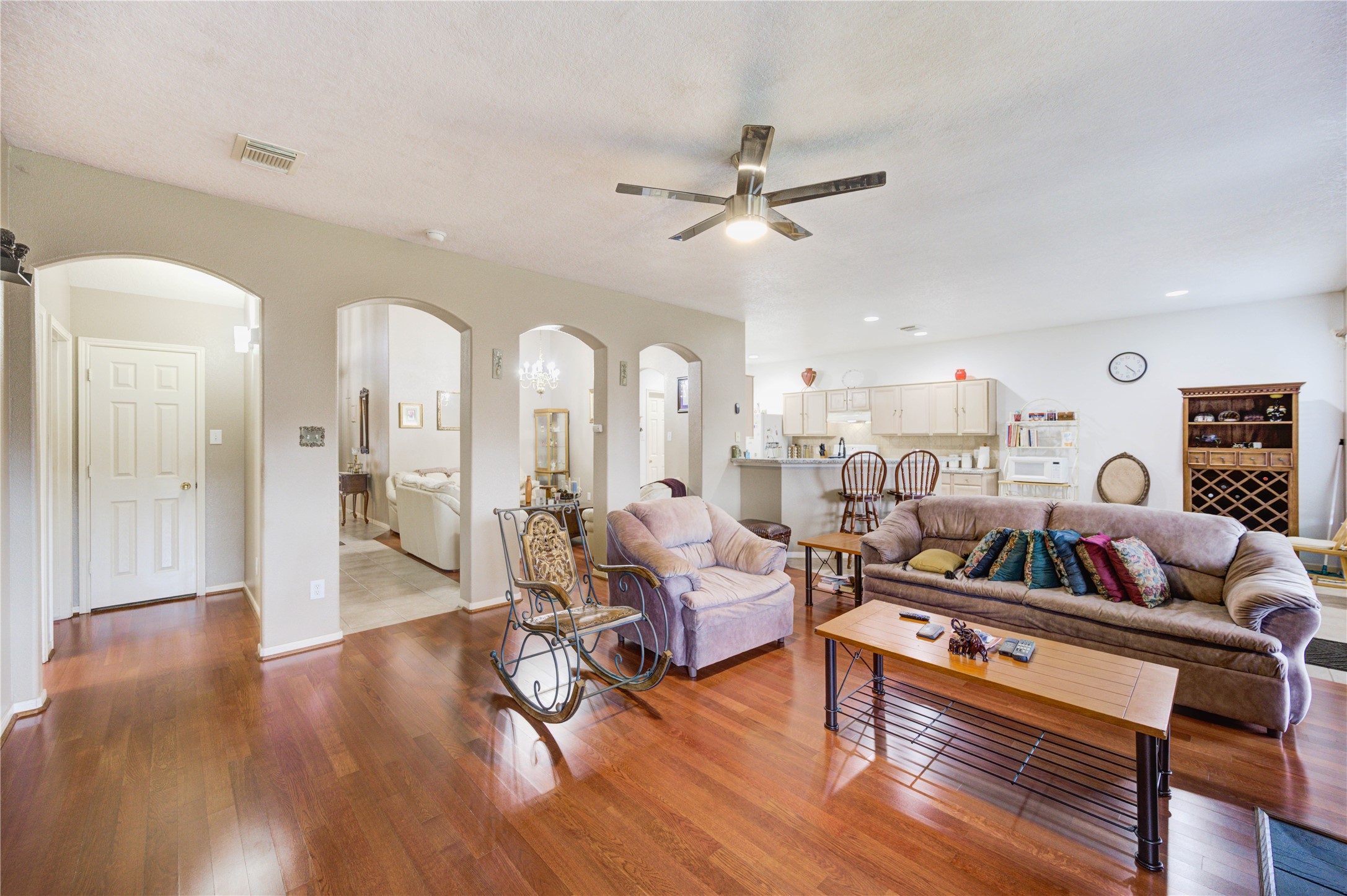 16730 Spring Barker Drive Cypress, TX 77429 - Photo 2 of 50 a living room with furniture and wooden floor