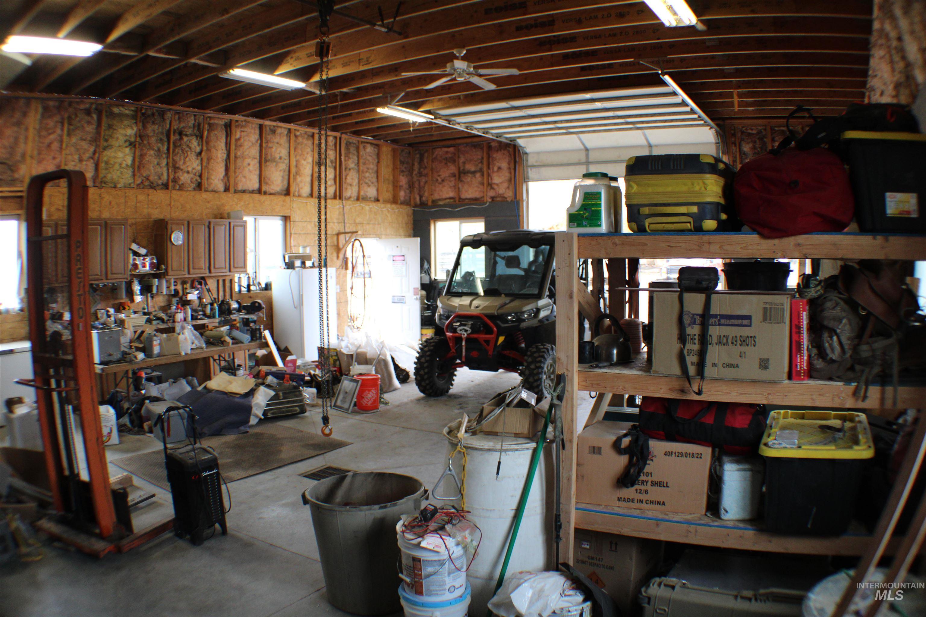 200 East Prairie Road Mountain Home, ID 83647 - Photo 32 of 38 Garage with a workshop area