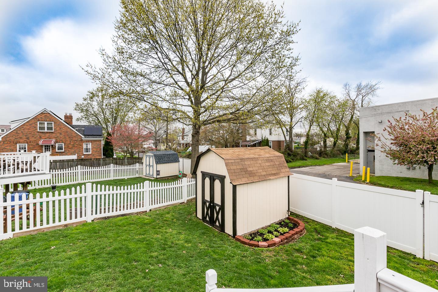 1943 Oak Leaf Lane Holmes, PA 19043 - Photo 36 of 38 shed in rear corner of property