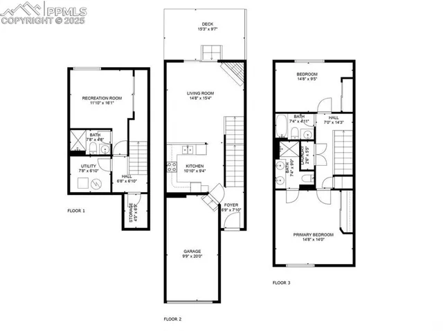 a view of empty room with wooden floor fireplace