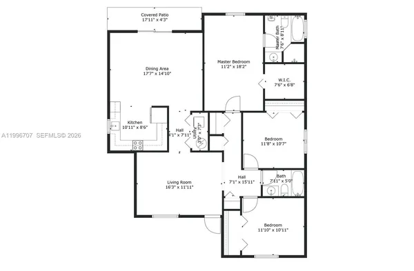 $3,850 | 3027 Southwest 24th Street, Miami, FL 33145