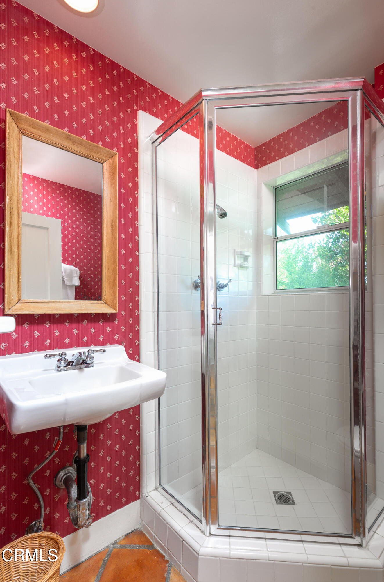 470 Bradford Street Pasadena, CA 91105 - Photo 64 of 75 a bathroom with a sink mirror and a shower