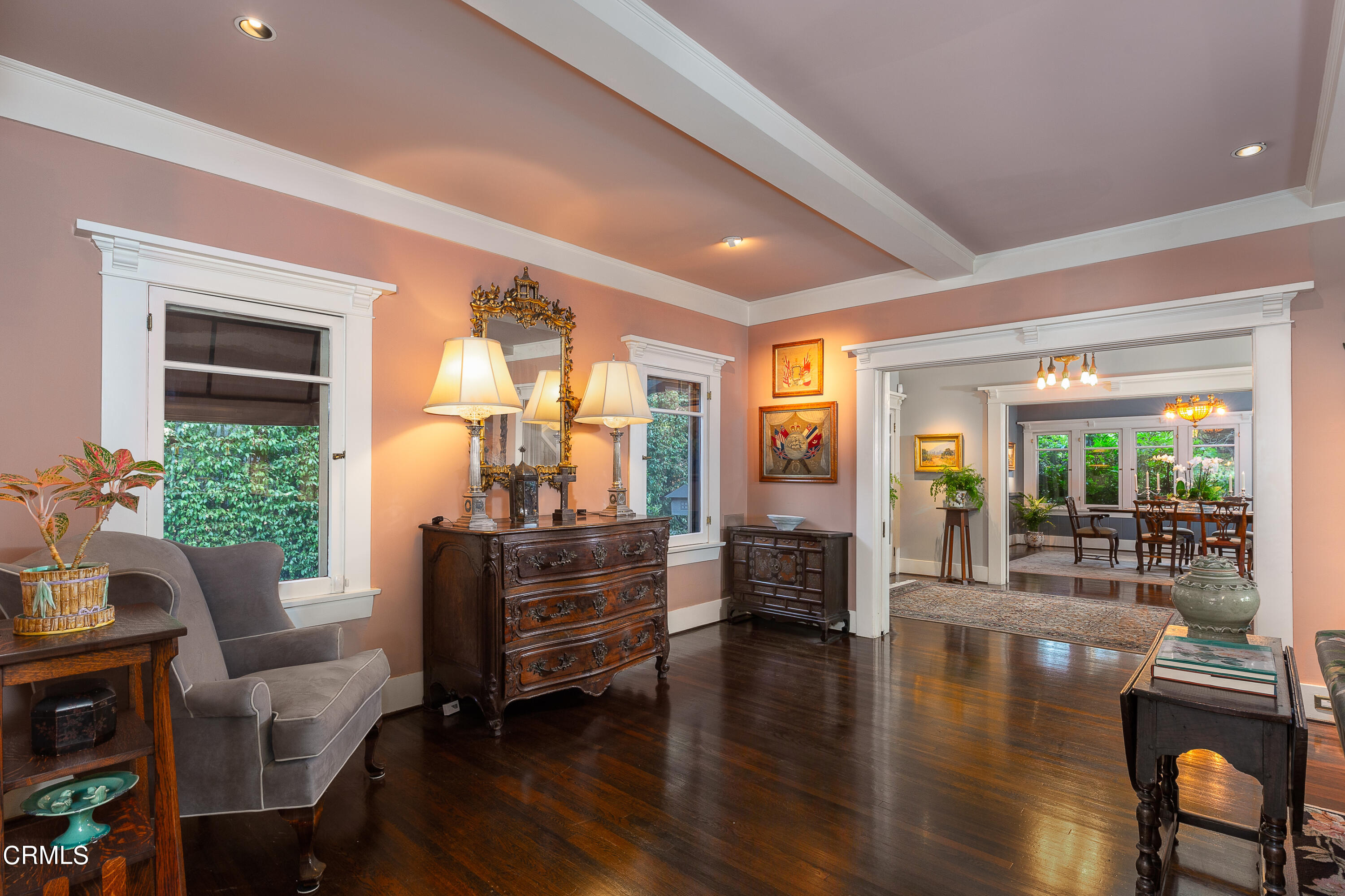 470 Bradford Street Pasadena, CA 91105 - Photo 8 of 75 a living room with furniture and wooden floor