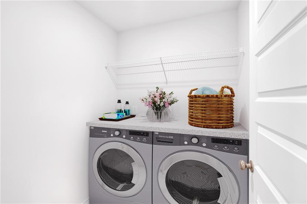 107 Lavender Circle Calhoun, GA 30701 - Photo 11 of 23 a utility room with dryer and washer