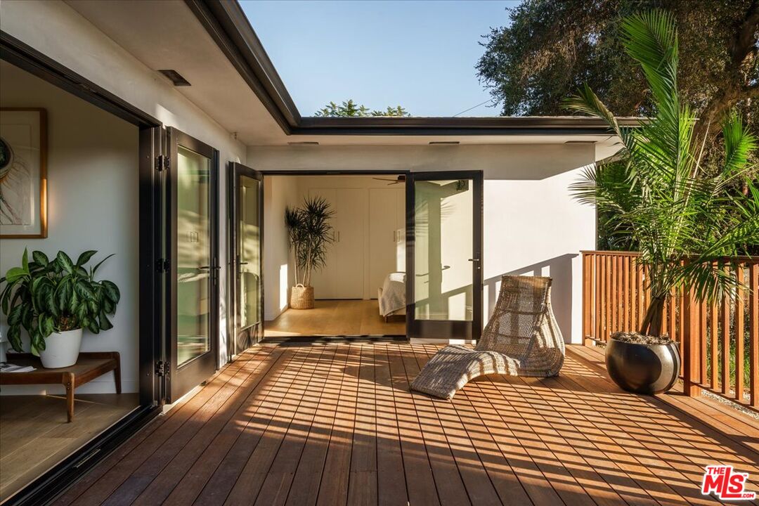 4119 Aralia Road Altadena, CA 91001 - Photo 25 of 37 a view of outdoor space with wooden floor and outdoor seating