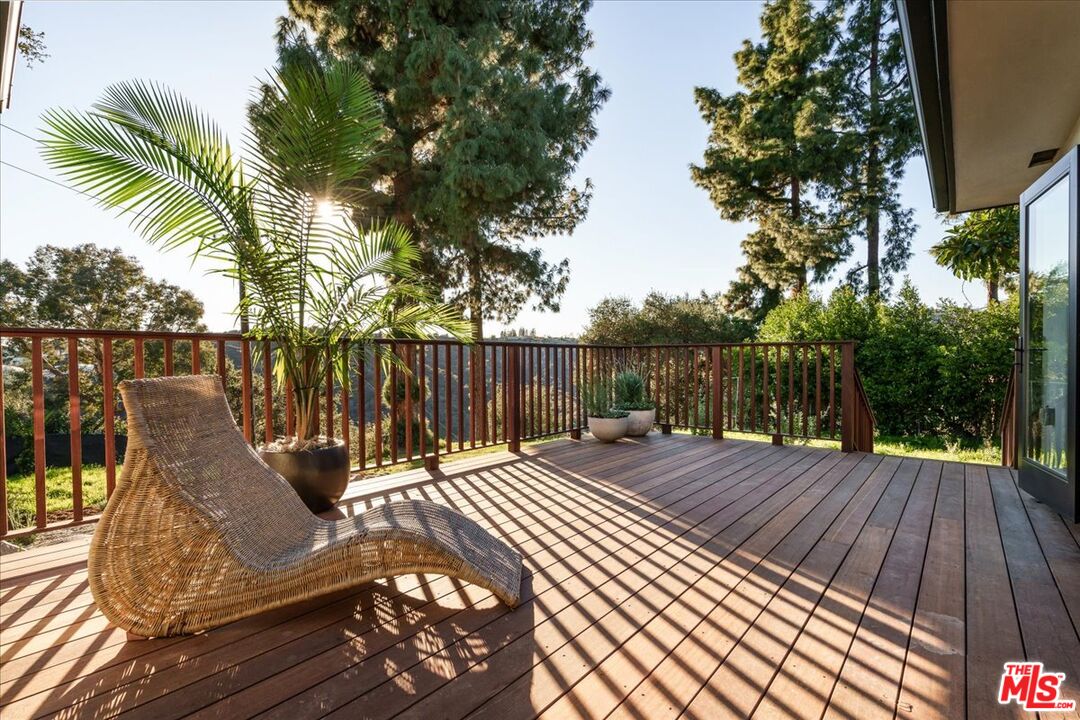 4119 Aralia Road Altadena, CA 91001 - Photo 26 of 37 a view of deck with wooden floor and outdoor seating