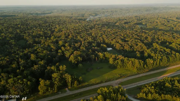 a view of a green field