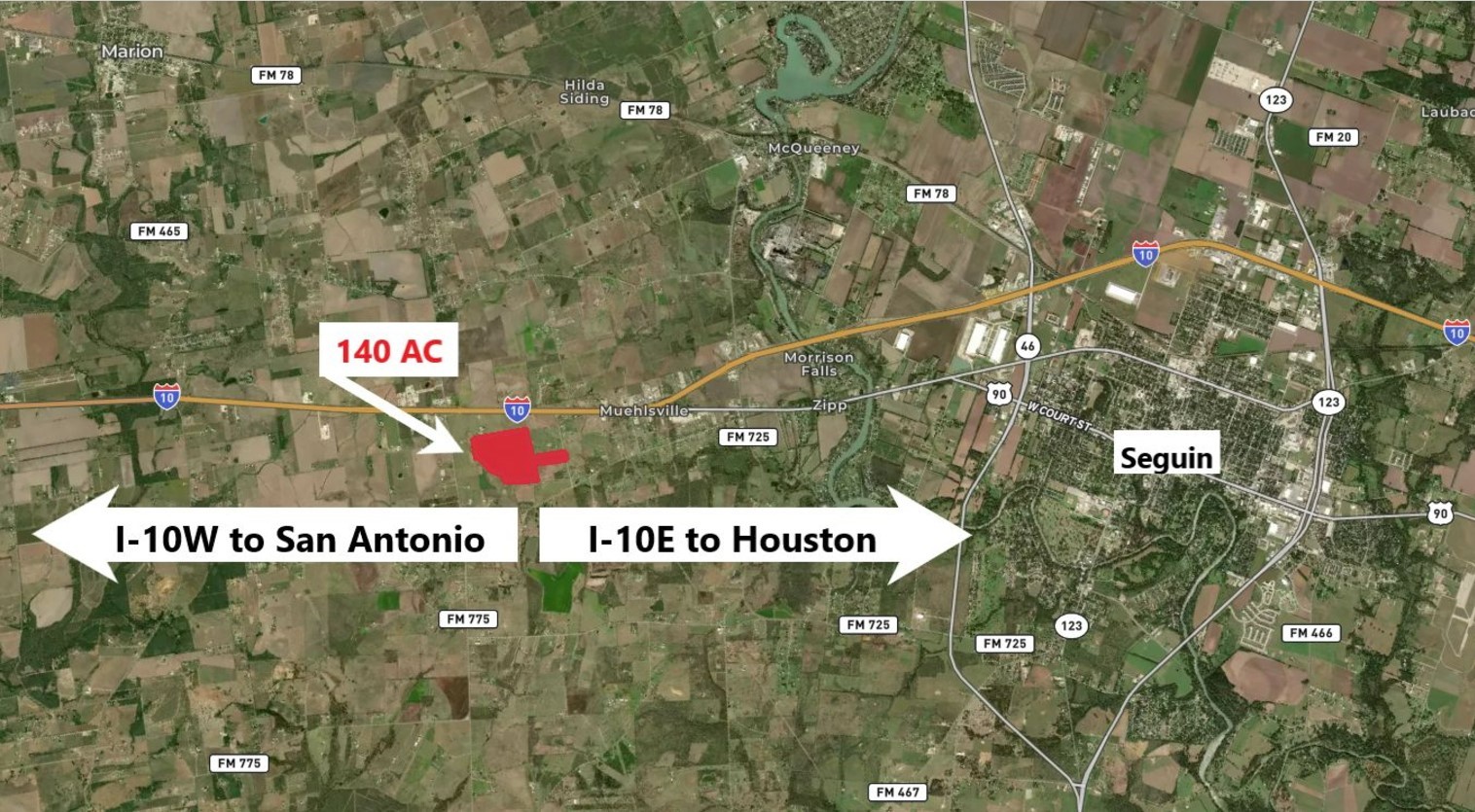 0 I-10 Street West Seguin, TX 78155 - Photo 2 of 2 a sign that is on the wall