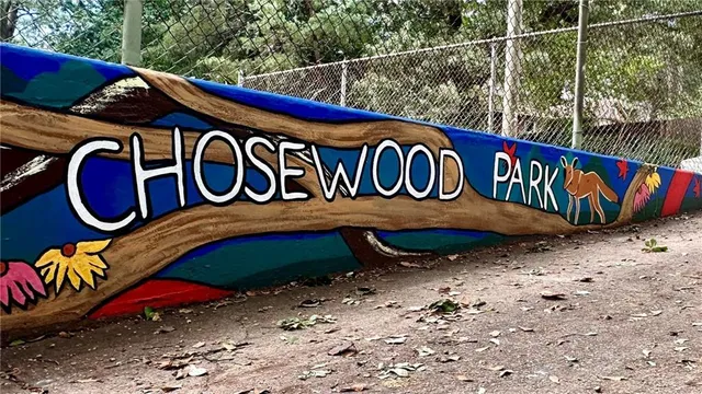 a sign on the side of the road