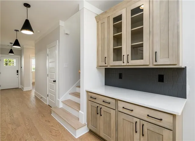 a view of a livingroom with furniture and window
