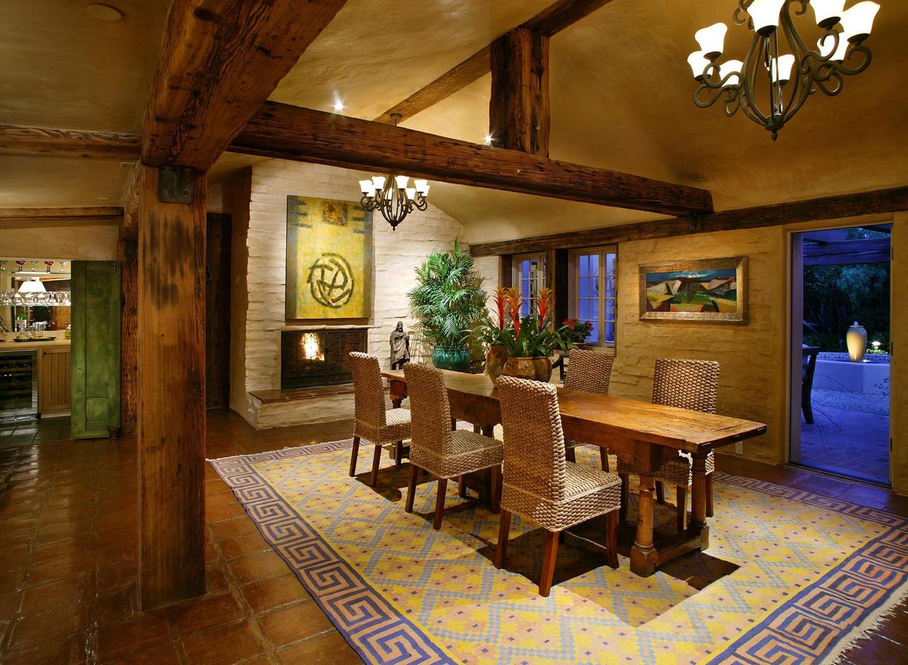 797 Hot Springs Road Montecito, CA 93108 - Photo 6 of 7 a view of a dining room with furniture